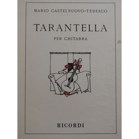 CASTELNUOVO-TEDESCO Mario Tarantello Guitare1976