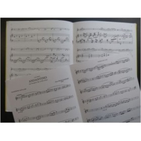 DAMASE Jean-Michel Andantino Piano Saxophone alto 2004