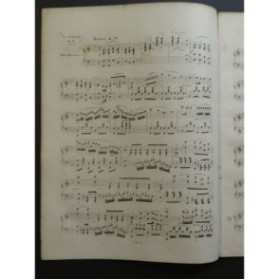 DÖHLER Théodore Dernière Pensée Musicale de V. Bellini op 15 Piano ca1840