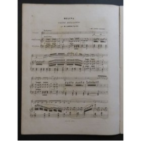 LOUIS N. Mélina Valse Brillante Piano Violon ca1850