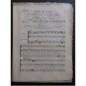 GIORDANI Giuseppe Ah ! No placato Chant Orchestre 1786