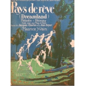 YVAIN Maurice Pays De Rêve Chant Piano 1921