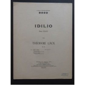 LACK Théodore Idilio op 34 Piano 1952