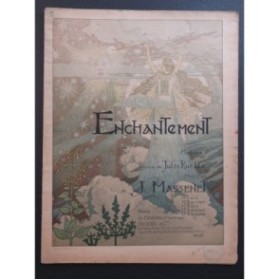 MASSENET Jules Enchantement No 2 E. Grasset Chant Piano 1892
