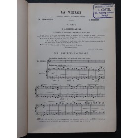 MASSENET Jules La Vierge Légende Sacrée Chant Piano 1880