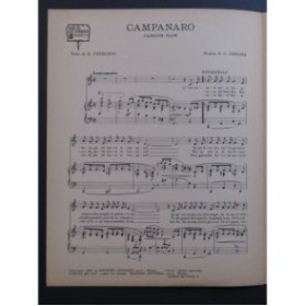 CONCINA C. Companaro Canzone Slow Chant Piano 1953