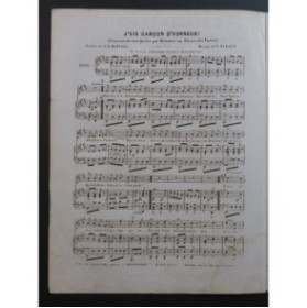 PARIZOT Victor Le Garçon d'Honneur Chant Piano ca1850