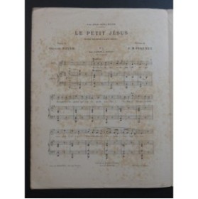 MASSENET Jules Le Petit Jésus Chant Piano 1899