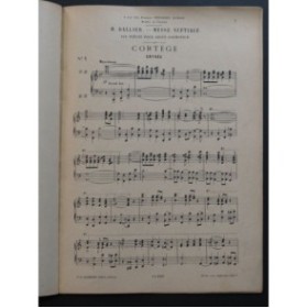DALLIER Henri Messe Nuptiale 6 Pièces Orgue Harmonium 1894
