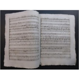 SARTI Giuseppe Deh maspetta Chant Orchestre 1786