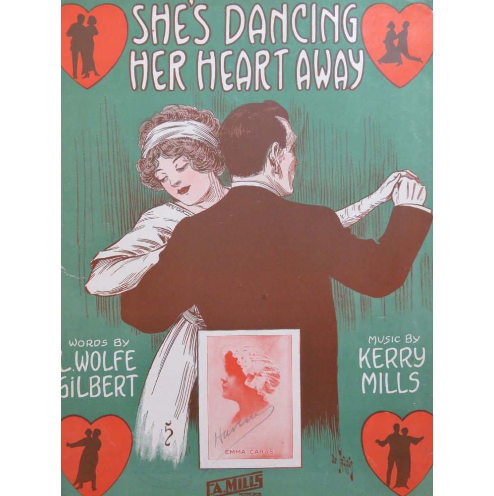 MILLS Kerry She's Dancing Her Heart Away Chant Piano 1914