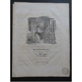 PUGET Loïsa Mes Rêves de Jeune Fille Chant Piano ca1840