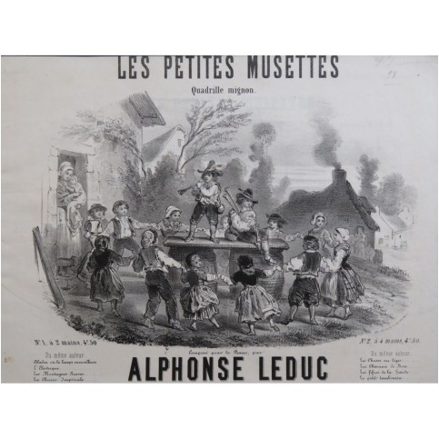 LEDUC Alphonse Les Petites Musettes Piano ca1865