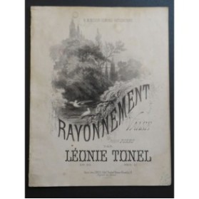 TONEL Léonie Rayonnement Valse Piano XIXe