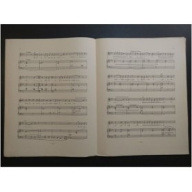 CHAUSSON Ernest Cantique à la Vierge Immaculée Chant Orgue 1913