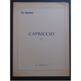 BROWN Charles Capriccio Piano