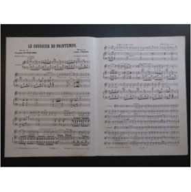 ABADIE Louis Le Courrier du Printemps Chant Piano 1858