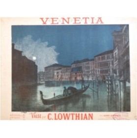 LOWTHIAN C. Venetia Piano ca1885