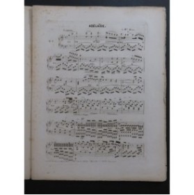 THYS Alphonse Adelaïde de Beethoven Piano ca1840