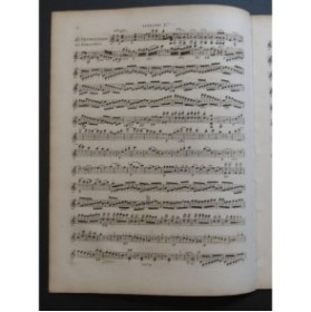 BEETHOVEN Ouverture et onze Airs Gil Uomini di Prometeo Violon ca1820