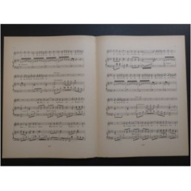 AUBERT Gaston Chanson Villageoise Pousthomis Piano Chant 1910