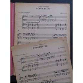HONEGGER Arthur Concertino pour 2 Pianos 4 mains 1925