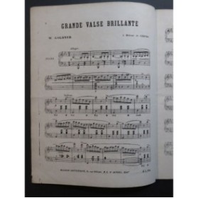 GOLDNER W. Grande Valse Brillante Piano ca1865