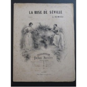 ROMANI Stenio La Rose de Séville Piano ca1850