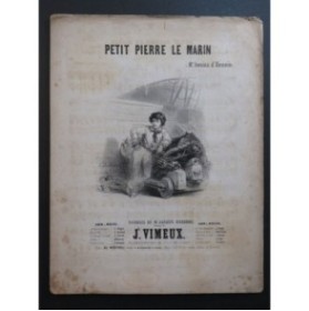 VIMEUX Joseph Petit Pierre le Marin Chant Piano ca1840
