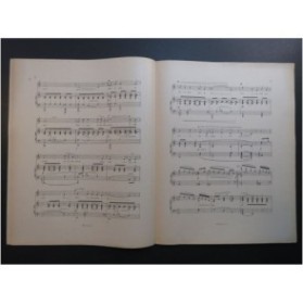DE FONTENAILLES H. Absence Chant Piano 1898