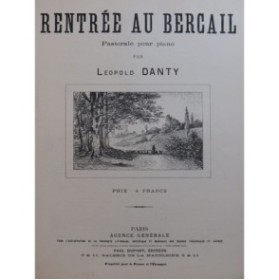 DANTY Léopold Rentrée au Bercail Piano