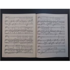 DEBUSSY Claude Beau Soir Chant Piano 1939
