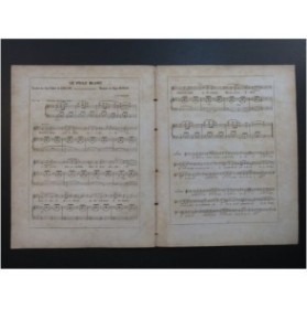 MONPOU Hippolyte Le Voile Blanc Chant Piano ca1840