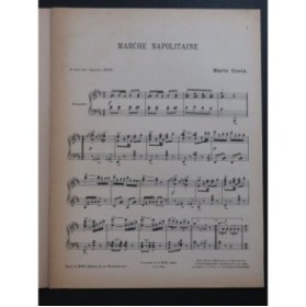 COSTA Mario Marche Napolitaine Piano 1904