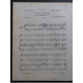 La Maîtrise Journal No 7 4 Pièces pour Chant Orgue ou Orgue 1859