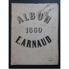 ARNAUD Etienne Album 10 Pièces Chant Piano 1860