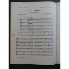 AUBER D. F. E. O Salutaris Chant Orgue ca1860