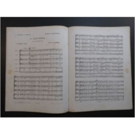 AUBER D. F. E. O Salutaris Chant Orgue ca1860