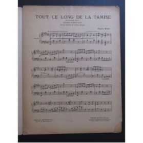 ROSI Eugène Tout le Long de la Tamise Piano 1917