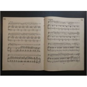 BATTMANN J. L. La Chanson de la Napolitaine Chant Piano ca1885