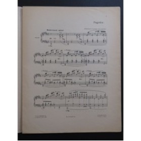 DEBUSSY Claude Pagodes Piano 1929