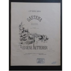 KETTERER Eugène Gaëtana Mazurka Piano ca1860