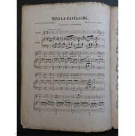 LABIT Henri Mina la Batelière Chant Piano ca1860
