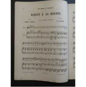 LACOME Paul Riquet à la Houppe Chant Piano ca1880