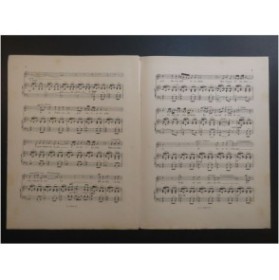 BIZET Georges Adieux de l'hôtesse Arabe Chant Piano ca1870