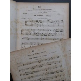 LUTGEN H. J. Air Orphée Gluck Straniera Bellini Violoncelle Piano Orgue ca1855