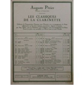 MOZART W. A. La Flûte Enchantée Invocation Piano Clarinette 1959