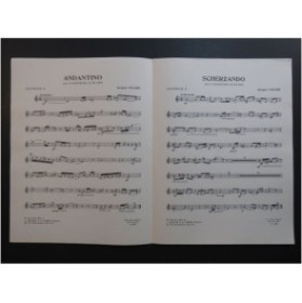 VALLIER Jacques Deux Pièces pour 2 Saxophones Alto 1964