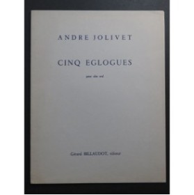 JOLIVET André Cinq Eglogues Alto 1968