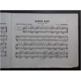 SIMONNOT E. Dansez Baby Piano 4 Mains ca1875